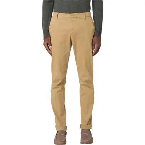 Stretch Gabardine Gaubert Pants , male, Sizes: W30, W32, W34, W31 - Dondup - Modalova