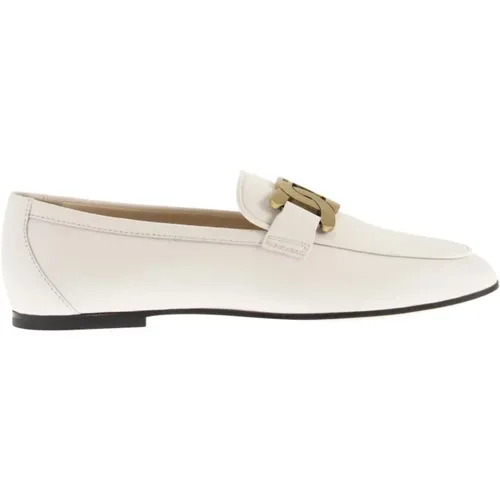 Leather Loafers Elegant Slip-On , female, Sizes: 8 UK - TOD'S - Modalova