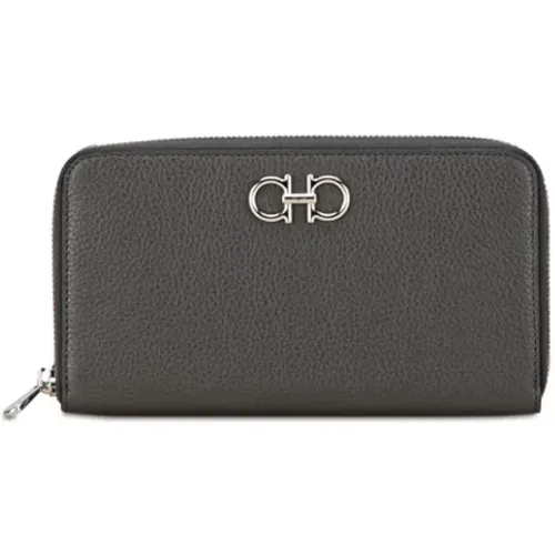 Pre-owned Leather wallets , female, Sizes: ONE SIZE - Salvatore Ferragamo Pre-owned - Modalova