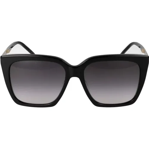 Stylische Sonnenbrille SL M100,Dunkel Havana/Grau Sonnenbrille SL M100,Schwarze/Graue Sonnenbrille SL M100 - Saint Laurent - Modalova