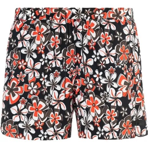 Floral Print Beachwear , male, Sizes: S - RRD - Modalova