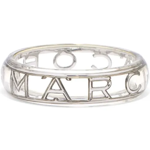 Silbernes Monogramm-Logo-Armband , Damen, Größe: ONE Size - Marc Jacobs - Modalova