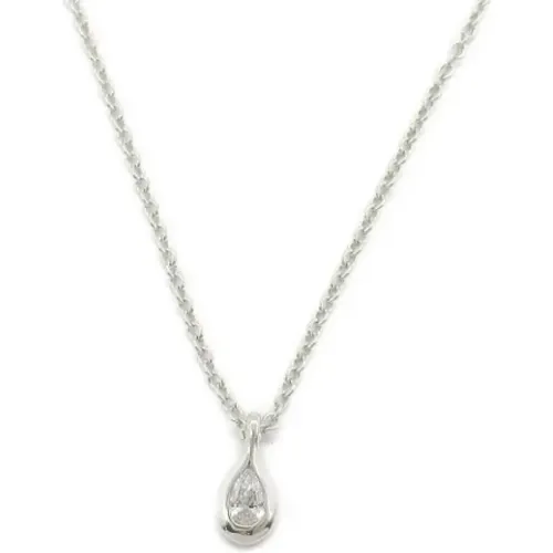 Pre-owned Silver necklaces , female, Sizes: ONE SIZE - Tiffany & Co. Pre-owned - Modalova