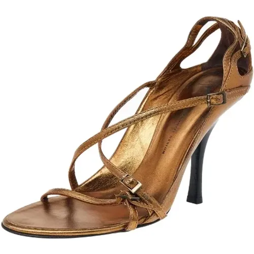Pre-owned Leather sandals , female, Sizes: 6 1/2 UK - Giuseppe Zanotti Pre-owned - Modalova