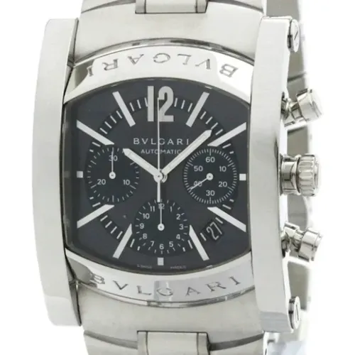 Pre-owned Watches, female, , Size: ONE SIZE Pre-owned Stainless Steel watches - Bvlgari Vintage - Modalova