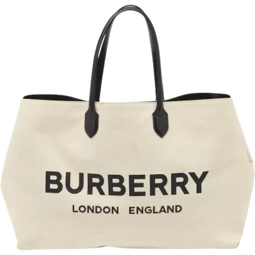 Pre-owned Canvas totes , female, Sizes: ONE SIZE - Burberry Vintage - Modalova