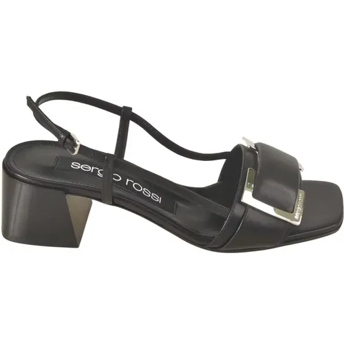 Sandals , female, Sizes: 7 UK, 3 1/2 UK - Sergio Rossi - Modalova