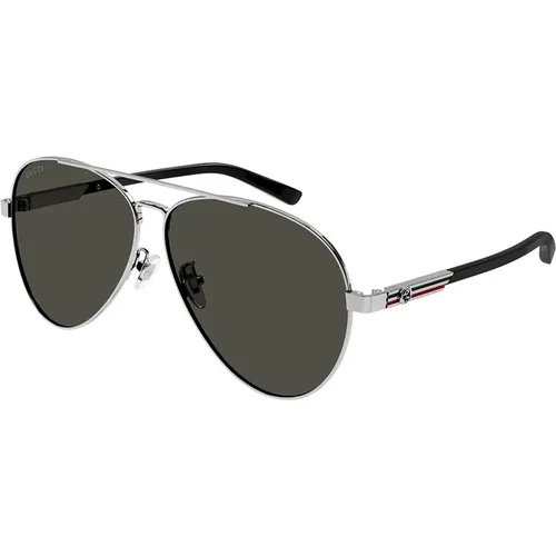 Silber/Graue Sonnenbrille Gucci - Gucci - Modalova