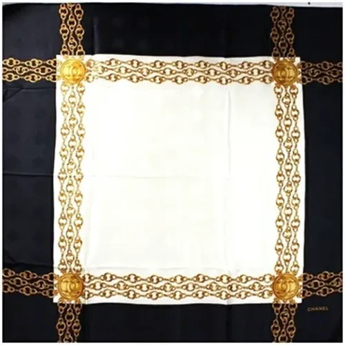 Pre-owned Scarves, unisex, , Size: ONE SIZE Pre-owned Silk scarves - Chanel Vintage - Modalova