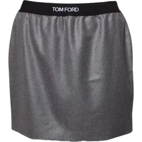 Pre-owned Skirts, female, , Size: XS Pre-owned Cashmere bottoms - Tom Ford Pre-owned - Modalova