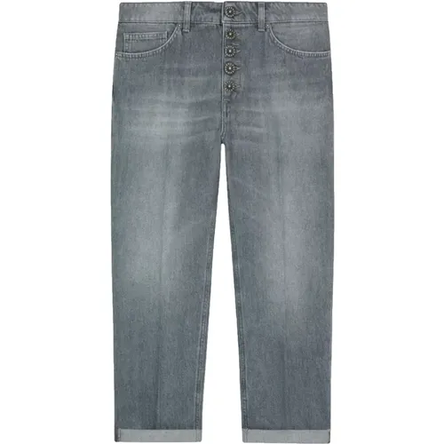 Loose Fit Denim Jeans , female, Sizes: W28, W29, W30, W26 - Dondup - Modalova