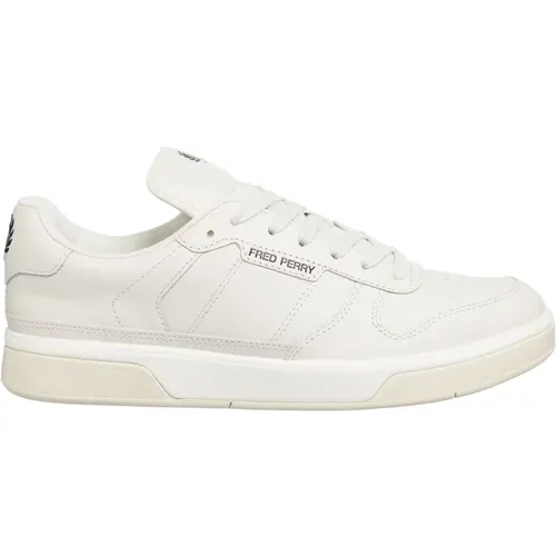 Sneakers, male, , Size: 8 US Plain B300 Sneakers with Laces Closure - Fred Perry - Modalova