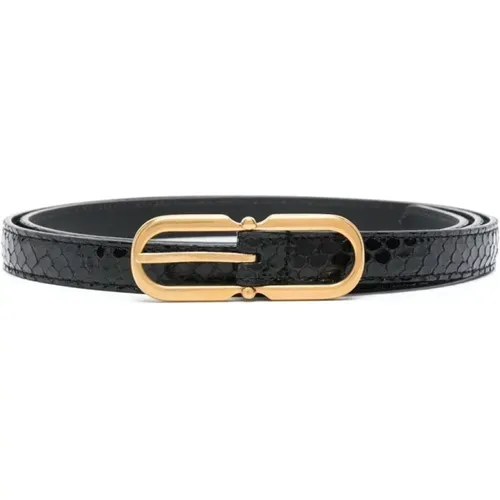 Leather Belt , male, Sizes: 100 CM - Saint Laurent - Modalova