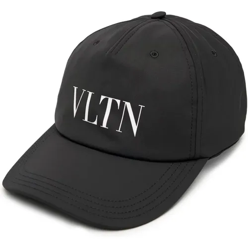 Caps, male, , Size: 59 CM VLTN-print Cap - Valentino Garavani - Modalova