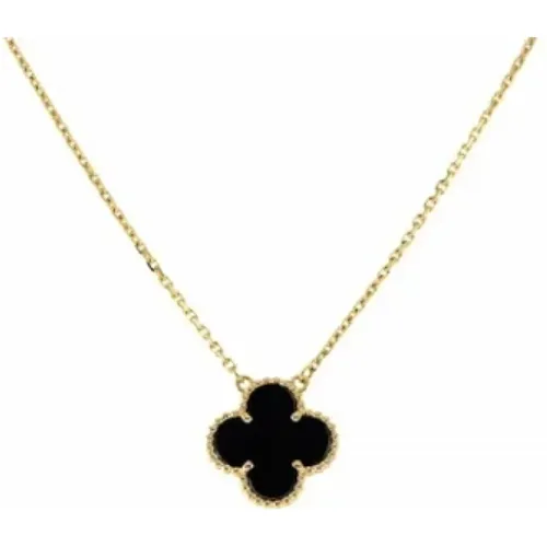 Vintage Alhambra Necklace in Gold , female, Sizes: ONE SIZE - Van Cleef & Arpels Pre-owned - Modalova