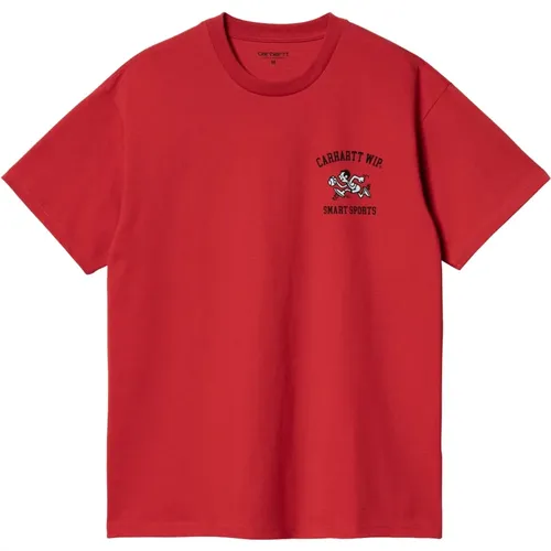 S S Smart Sports T-Shirt , male, Sizes: M, S, XL - Carhartt WIP - Modalova