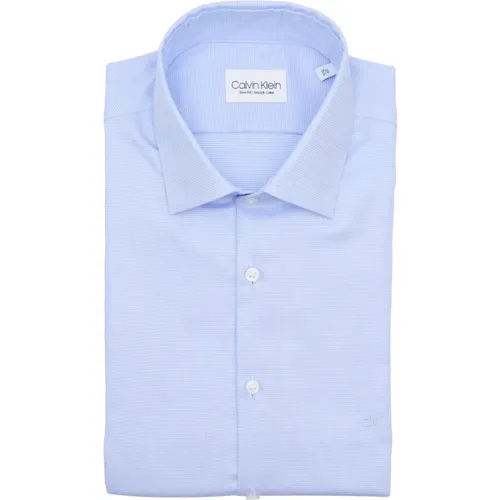 Micro-Patterned Shirt , male, Sizes: 5XL, S, XL, 4XL, 2XL - Calvin Klein - Modalova