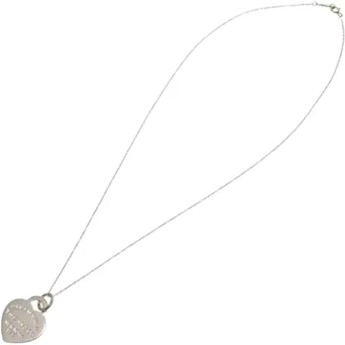 Pre-owned Jewellery, female, , Size: ONE SIZE Pre-owned Silver necklaces - Tiffany & Co. Pre-owned - Modalova