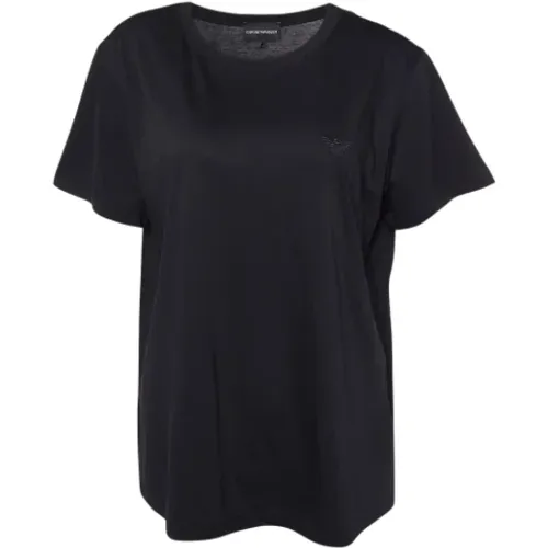 Pre-owned Cotton tops , female, Sizes: L - Armani Pre-owned - Modalova