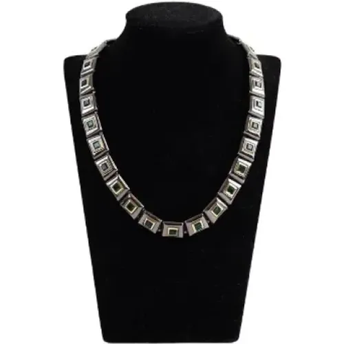 Pre-owned Jewellery, female, , Size: ONE SIZE Pre-owned Metal necklaces - Yves Saint Laurent Vintage - Modalova