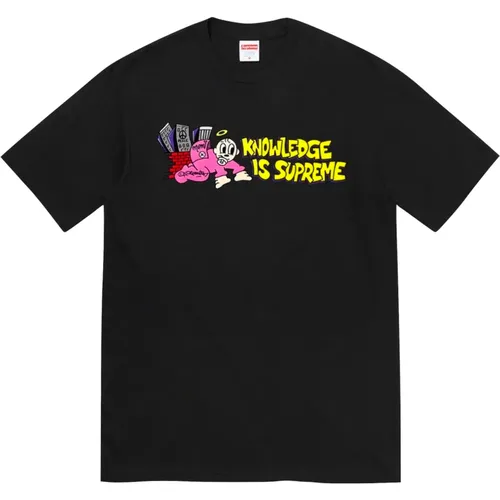 Klassisches Baumwoll-T-Shirt mit Frontgrafik , Herren, Größe: 2XL - Supreme - Modalova