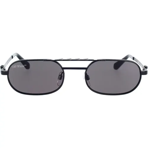 Unisex Baltimore 11007 Sunglasses , unisex, Sizes: 55 MM - Off White - Modalova
