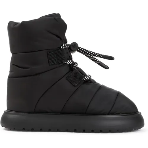 Schwarze Damen Stiefeletten , Damen, Größe: 36 EU - Moncler - Modalova