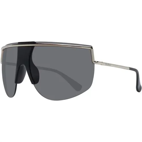 Goldene Aviator Sonnenbrille mit Grauen Gläsern - Max Mara - Modalova