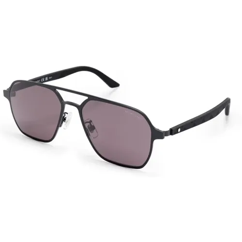 Sunglasses, male, , Size: 56 MM Mb0360S 001 Sunglasses - Montblanc - Modalova