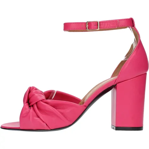 Sandalen Fuchsia , Damen, Größe: 40 EU - Via Roma 15 - Modalova