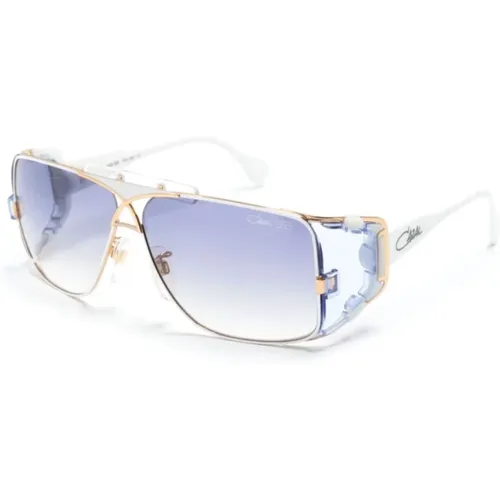 Weiße Sonnenbrille für den täglichen Gebrauch , unisex, Größe: 63 MM - Cazal - Modalova