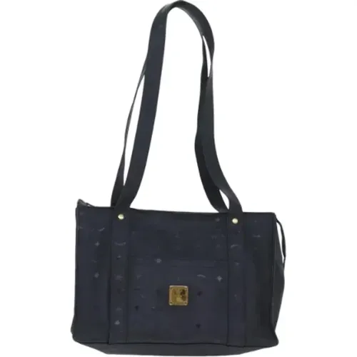 Pre-owned Shoulder Bags, female, , Size: ONE SIZE Pre-owned Canvas shoulder-bags - MCM Pre-owned - Modalova