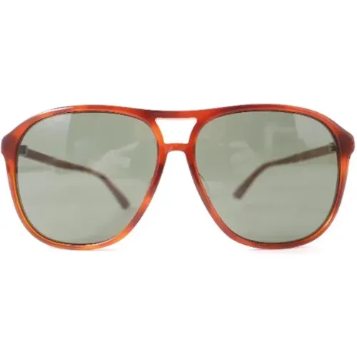 Pre-owned Accessories, female, , Size: ONE SIZE Pre-owned Plastic sunglasses - Gucci Vintage - Modalova