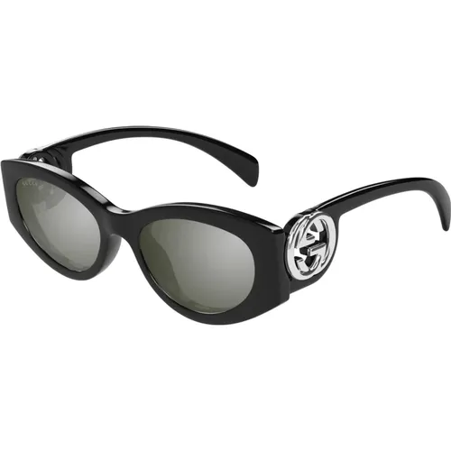 Stilvolle Sonnenbrille Schwarz Gg1691S , Damen, Größe: 54 MM - Gucci - Modalova