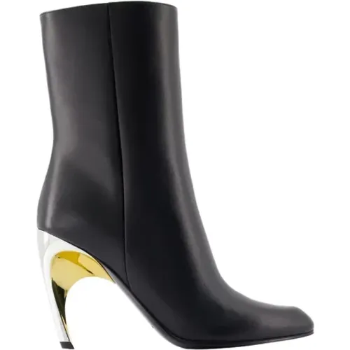 Leder boots Alexander McQueen - alexander mcqueen - Modalova