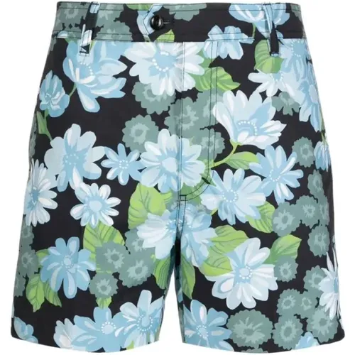 Printed Panama Shorts , male, Sizes: W31, W32 - Tom Ford - Modalova