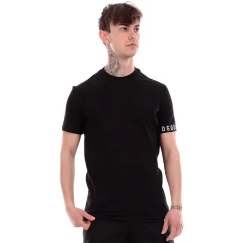 Icon Half Sleeve T-Shirt , male, Sizes: M, XL, L, 2XL - Dsquared2 - Modalova