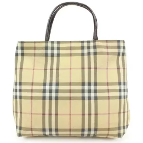 Pre-owned Tote Bags, unisex, , Size: ONE SIZE Pre-owned Canvas totes - Burberry Vintage - Modalova