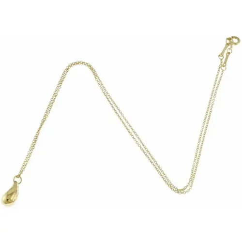 Pre-owned Jewellery, female, , Size: ONE SIZE Pre-owned Gold necklaces - Tiffany & Co. Pre-owned - Modalova