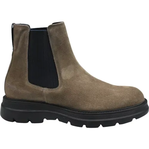 Chelsea Boots, male, , Size: 12 US Men's Shoes Laced Aw24 - Harmont & Blaine - Modalova