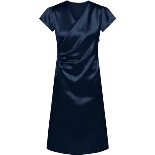 Elegant Draped Dark Dress , female, Sizes: 2XL - Bruuns Bazaar - Modalova