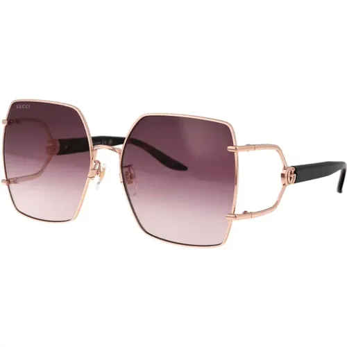 Quadratische Sonnenbrille Trendy Urban Style - Gucci - Modalova