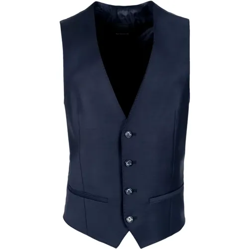 Slim Fit Sleeveless Vest , male, Sizes: L, M, S - ROY Robson - Modalova