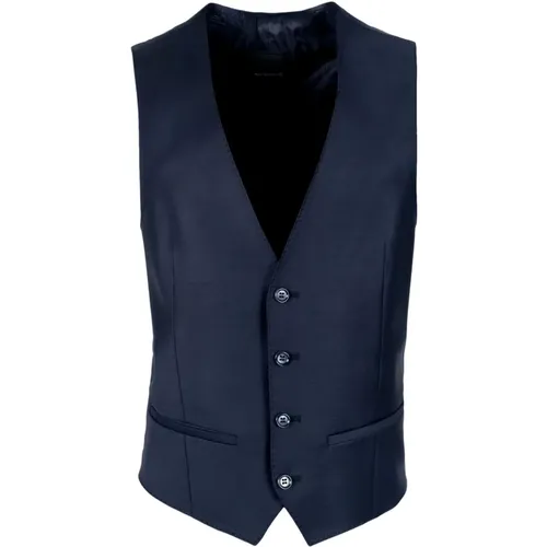 Slim Fit Sleeveless Vest , male, Sizes: M, S - ROY Robson - Modalova