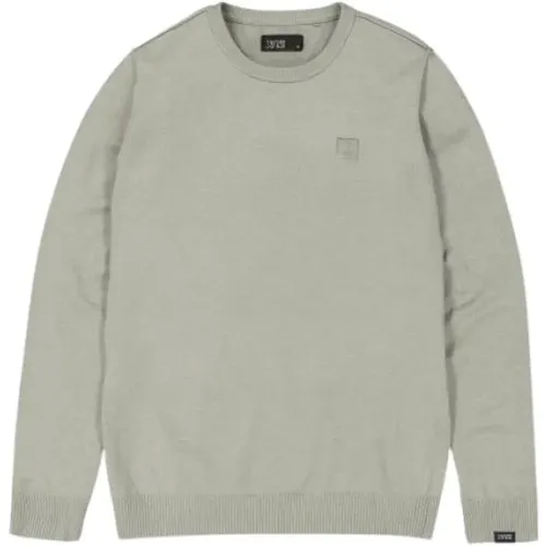 Grüner Granit Crew Pullover Stilvoll und vielseitig - Butcher of Blue - Modalova