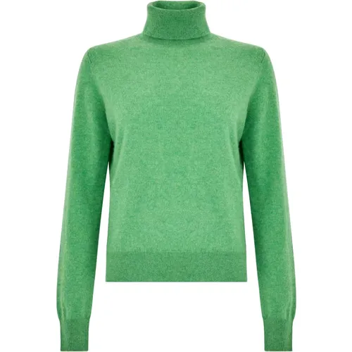 Grüne Cashmere Pullover , Damen, Größe: L - Absolut Cashmere - Modalova