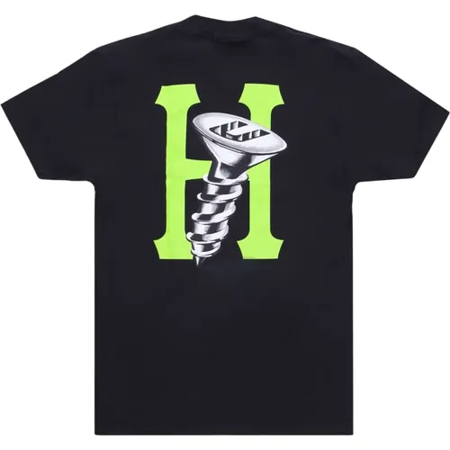 Schwarzes Herren Tee Kurzarm HUF - HUF - Modalova