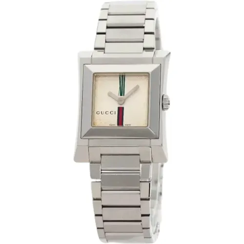 Pre-owned Stainless Steel watches , female, Sizes: ONE SIZE - Gucci Vintage - Modalova