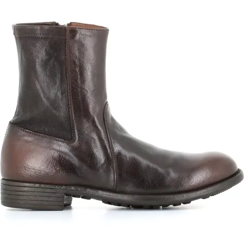 Leather Vintage Boots , female, Sizes: 3 UK - Officine Creative - Modalova