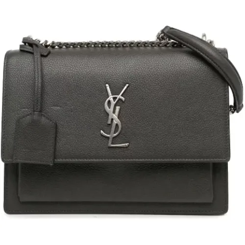 Pre-owned Cross Body Bags, female, , Size: ONE SIZE Pre-owned Leather crossbody-bags - Yves Saint Laurent Vintage - Modalova